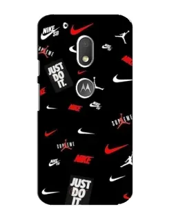 Чохол для Motorola MOTO G4 Play з картинкою «Nike Mix Pattern»
