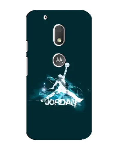 Чохол для Motorola MOTO G4 Play з картинкою «Jordan Blue Fire»