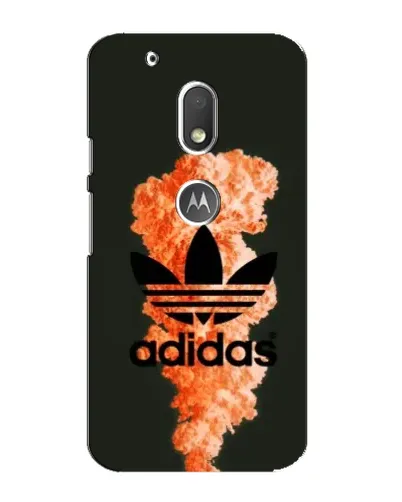 Чохол для Motorola MOTO G4 Play з картинкою «Помаранчевий дим Adidas»