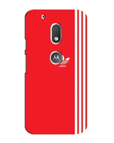 Чохол для Motorola MOTO G4 Play з картинкою «Червоний мінімалізм Adidas»