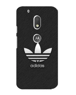 Чохол для Motorola MOTO G4 Play з картинкою «Adidas Карбонова текстура»