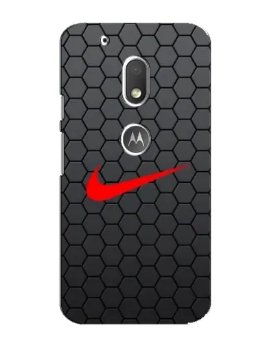 Чохол для Motorola MOTO G4 Play з картинкою «Nike — карбонова сітка»