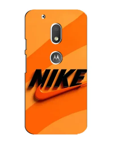 Чохол для Motorola MOTO G4 Play з картинкою «Помаранчевий драйв Nike»