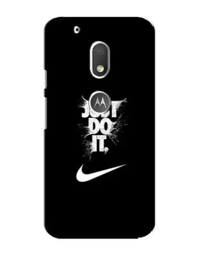 Чохол для Motorola MOTO G4 Play з картинкою «Текстовий принт Nike»