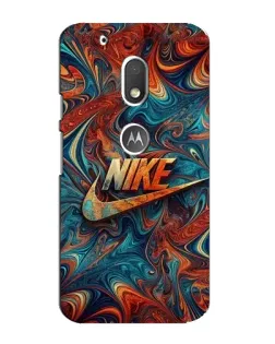 Чохол для Motorola MOTO G4 Play з картинкою «Nike в абстракції»