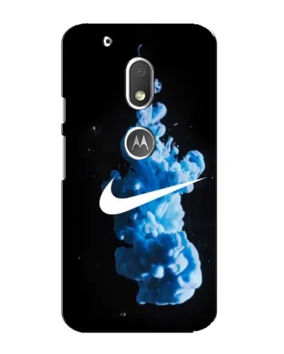 Чохол для Motorola MOTO G4 Play з картинкою «Nike та синій дим»