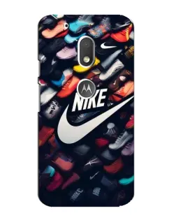 Чохол для Motorola MOTO G4 Play з картинкою «Колекція кросівок Nike»