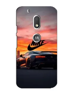 Чохол для Motorola MOTO G4 Play з картинкою «Nike та суперкар»