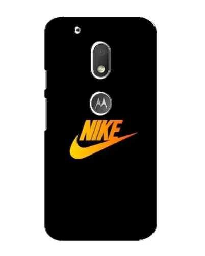 Чохол для Motorola MOTO G4 Play з картинкою «Золотий логотип Nike»