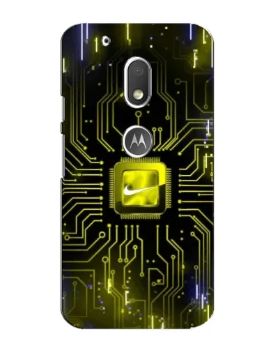 Чохол для Motorola MOTO G4 Play з картинкою «Nike — золота іскра»
