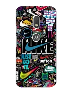 Чохол для Motorola MOTO G4 Play з картинкою «Яскравий колаж Nike» Чохол для Motorola MOTO G4 Play з картинкою «Яскравий колаж Nike»