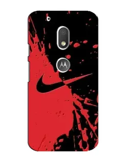 Чохол для Motorola MOTO G4 Play з картинкою «Червоні бризки Nike» Чохол для Motorola MOTO G4 Play з картинкою «Червоні бризки Nike»