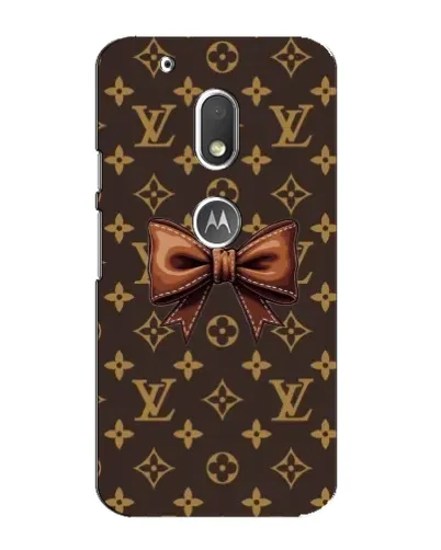 Чохол для Motorola MOTO G4 Play з картинкою «LV з бантом»