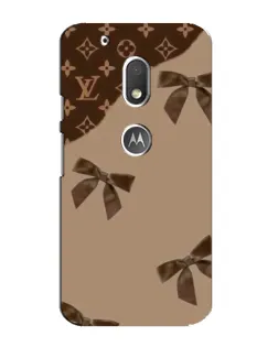 Чохол для Motorola MOTO G4 Play з картинкою «LV — кавовий атлас»