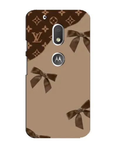 Чохол для Motorola MOTO G4 Play з картинкою «LV — кавовий атлас»