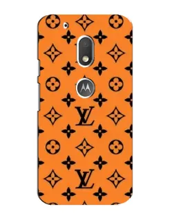 Чохол для Motorola MOTO G4 Play з картинкою «Помаранчевий стиль LV»