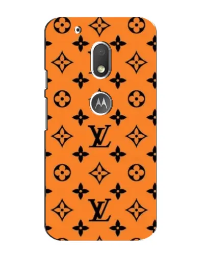 Чохол для Motorola MOTO G4 Play з картинкою «Помаранчевий стиль LV»