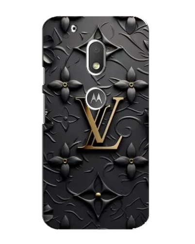 Чохол для Motorola MOTO G4 Play з картинкою «Шкіряна текстура LV»