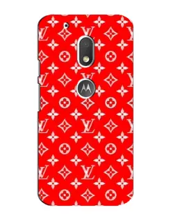 Чохол для Motorola MOTO G4 Play з картинкою «Яскравий паттерн LV»