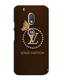 Чохол для Motorola MOTO G4 Play з картинкою «LV — золота печатка»