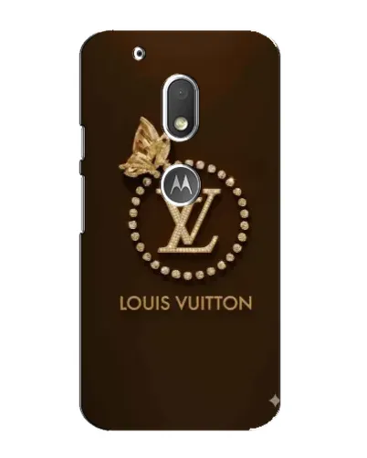 Чохол для Motorola MOTO G4 Play з картинкою «LV — золота печатка»