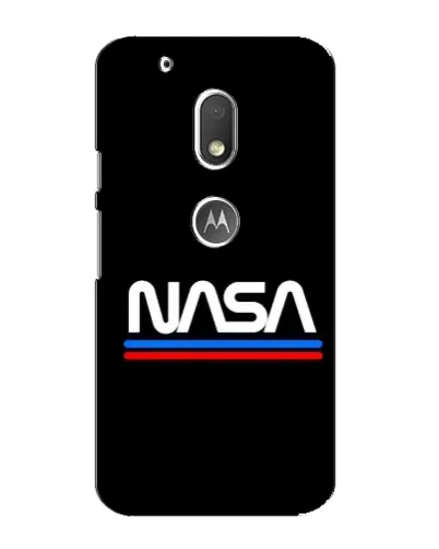 Чохол для Motorola MOTO G4 Play з картинкою «NASA — класика Red Blue»