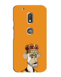Чехол для Motorola MOTO G4 Play с картинкой «Золотая обезьяна Bored Ape» Чехол для Motorola MOTO G4 Play с картинкой «Золотая обезьяна Bored Ape»