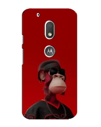 Чохол для Motorola MOTO G4 Play з картинкою «Bored Ape в червоному» Чохол для Motorola MOTO G4 Play з картинкою «Bored Ape в червоному»