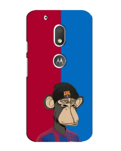 Чохол для Motorola MOTO G4 Play з картинкою «Bored Ape — фанат Барси» Чохол для Motorola MOTO G4 Play з картинкою «Bored Ape — фанат Барси»