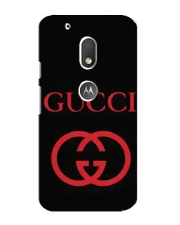 Чохол для Motorola MOTO G4 Play з картинкою «Gucci — червоний логотип»