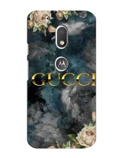 Чохол для Motorola MOTO G4 Play з картинкою «Абстрактні квіти Gucci»