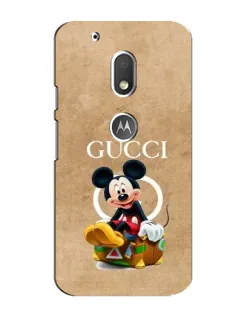 Чохол для Motorola MOTO G4 Play з картинкою «Міккі Маус Gucci — крафт»