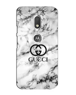 Чохол для Motorola MOTO G4 Play з картинкою «Gucci — мармуровий шик»