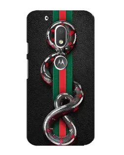 Чохол для Motorola MOTO G4 Play з картинкою «Gucci — змія на смузі»