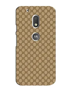 Чохол для Motorola MOTO G4 Play з картинкою «Gucci — класичний беж»