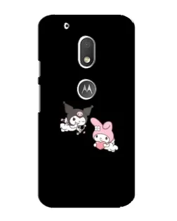 Чехол для Motorola MOTO G4 Play с картинкой «My Melody и Kuromi»