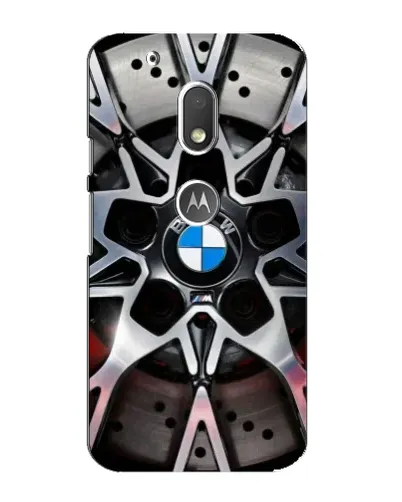 Чехол для Motorola MOTO G4 Play с картинкой «BMW — деталь диска»