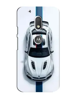 Чехол для Motorola MOTO G4 Play с картинкой «Вид сверху — BMW M»