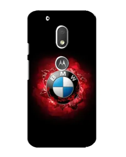 Чехол для Motorola MOTO G4 Play с картинкой «Логотип BMW — вспышка»