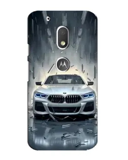 Чехол для Motorola MOTO G4 Play с картинкой «BMW в свете фар»