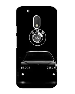 Чехол для Motorola MOTO G4 Play с картинкой «BMW — взгляд из темноты»