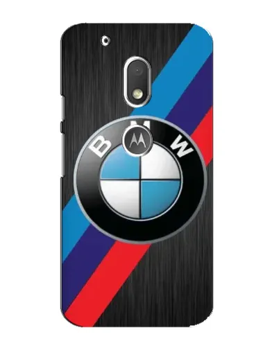 Чехол для Motorola MOTO G4 Play с картинкой «BMW M-stripes стиль»