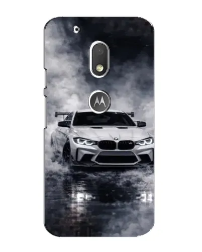 Чехол для Motorola MOTO G4 Play с картинкой «BMW сквозь туман»