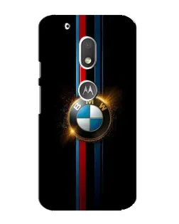 Чехол для Motorola MOTO G4 Play с картинкой «BMW M-Power неон»