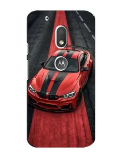 Чехол для Motorola MOTO G4 Play с картинкой «BMW на красной дорожке»