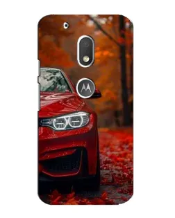 Чехол для Motorola MOTO G4 Play с картинкой «Осенняя BMW M4»