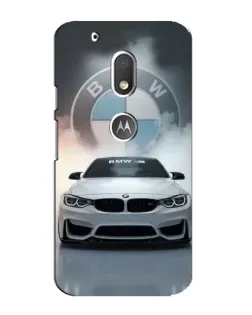 Чохол для Motorola MOTO G4 Play з картинкою «BMW в білому диму» Чохол для Motorola MOTO G4 Play з картинкою «BMW в білому диму»