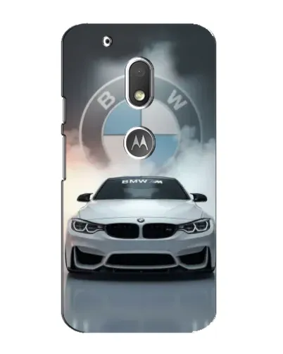 Чохол для Motorola MOTO G4 Play з картинкою «BMW в білому диму» Чохол для Motorola MOTO G4 Play з картинкою «BMW в білому диму»