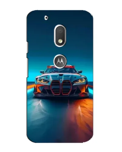 Чохол для Motorola MOTO G4 Play з картинкою «BMW — вогні неону» Чохол для Motorola MOTO G4 Play з картинкою «BMW — вогні неону»
