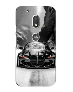 Чохол для Motorola MOTO G4 Play з картинкою «BMW — акварельний дрифт» Чохол для Motorola MOTO G4 Play з картинкою «BMW — акварельний дрифт»